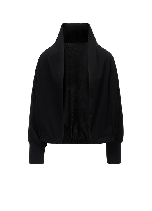LONG STAPLE COTTON JERSEY CARDIGAN
