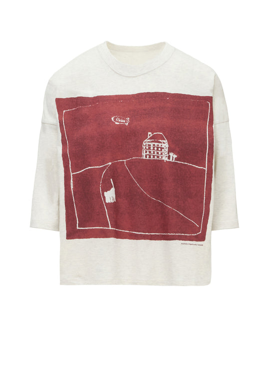 SOFT COTTON JERSEY SHIRT -THE AIRSHIP "Y's for living"-