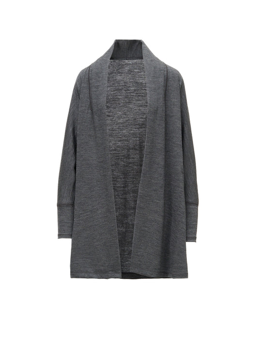 WASHABLE WOOL JERSEY CARDIGAN