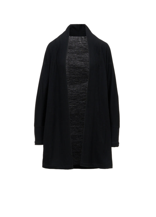 WASHABLE WOOL JERSEY CARDIGAN