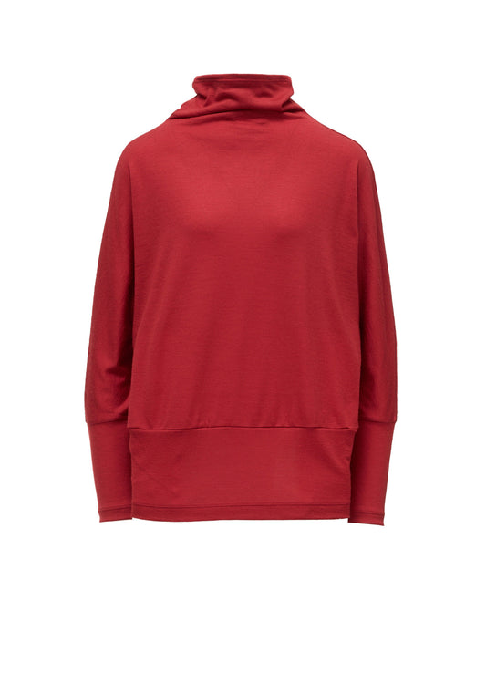 WASHABLE WOOL JERSEY PULLOVER