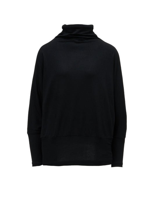 WASHABLE WOOL JERSEY PULLOVER
