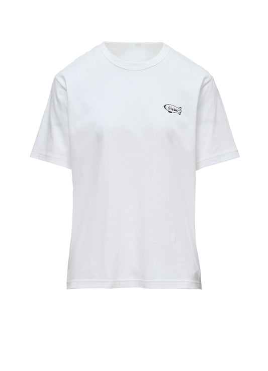 SOFT COTTON JERSEY "THE AIRSHIP LOGO" T-SHIRT (L)