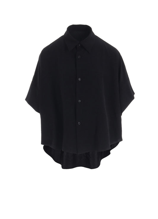 TA/PE CREPE DE CHINE SHORT CUFFS BLOUSE