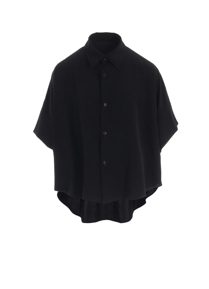 TA/PE CREPE DE CHINE SHORT CUFFS BLOUSE