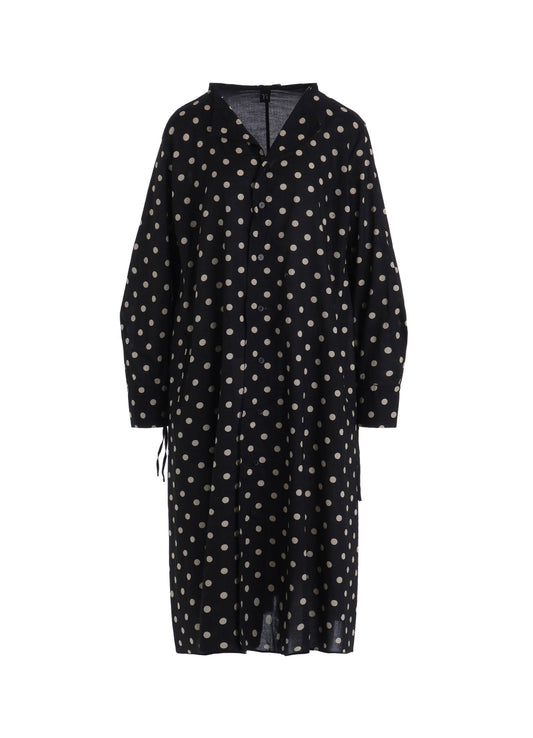 60/- COTTON LAWN DOT PRINT SHIRT DRESS