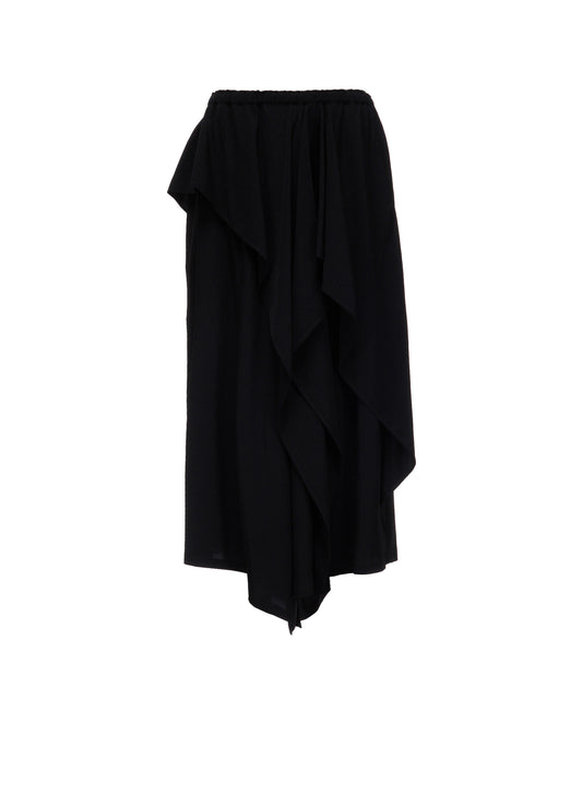 TA/PE CREPE DE CHINE RUFFLE PANTS