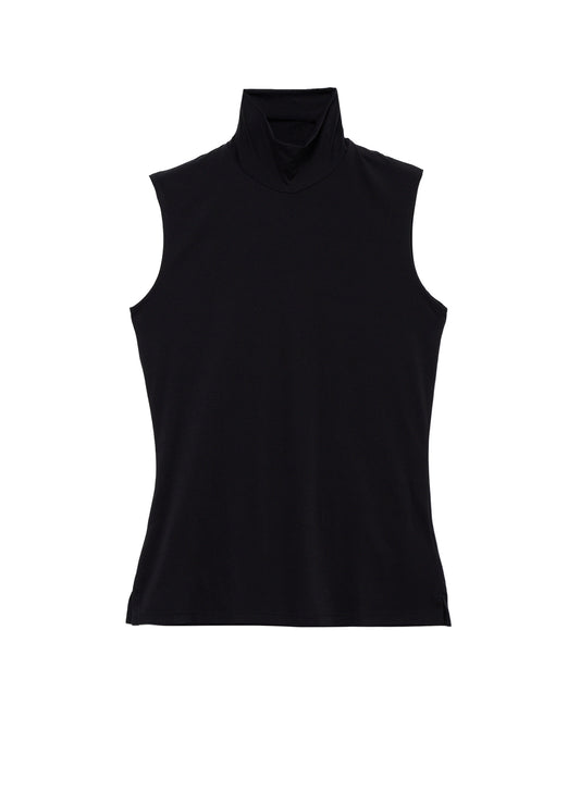 UNDER Y's - STRETCH JERSEY HIGH NECK TANKTOP