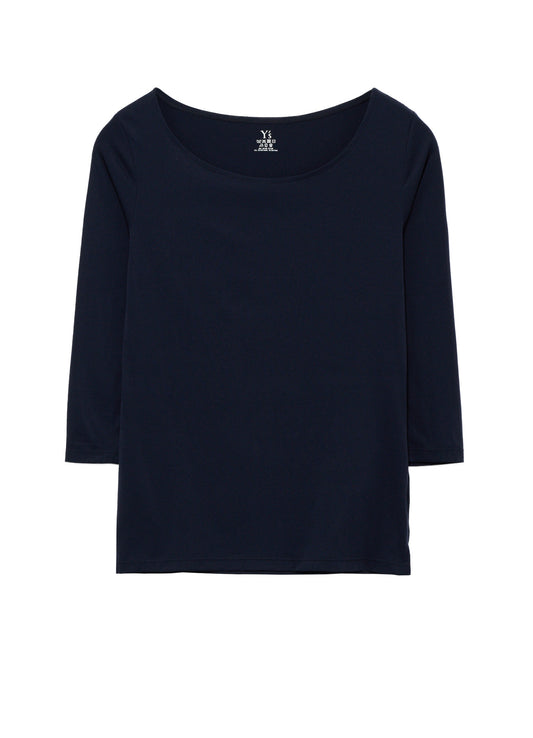 UNDER Y's - STRETCH JERSEY 3/4 T-SHIRT