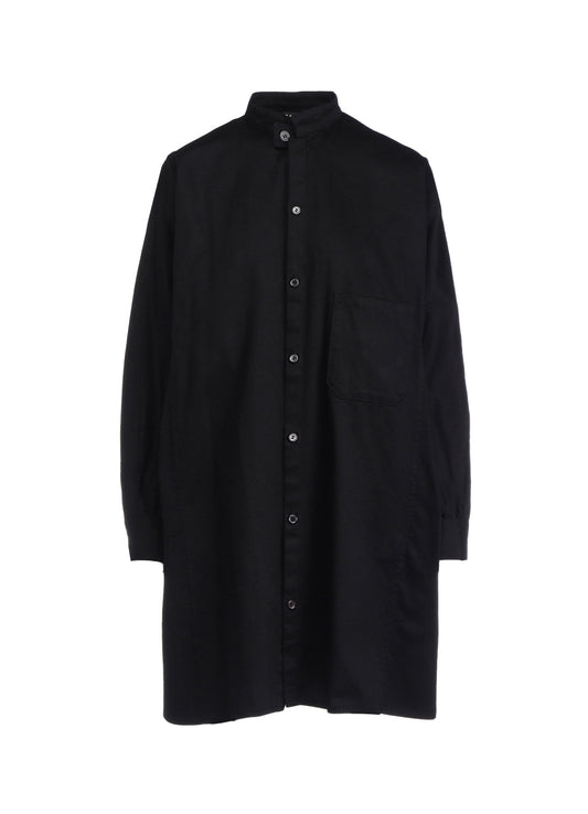 [Y's BORN PRODUCT] COTTON TWILL DEFORMED SLEEVE SHIRT