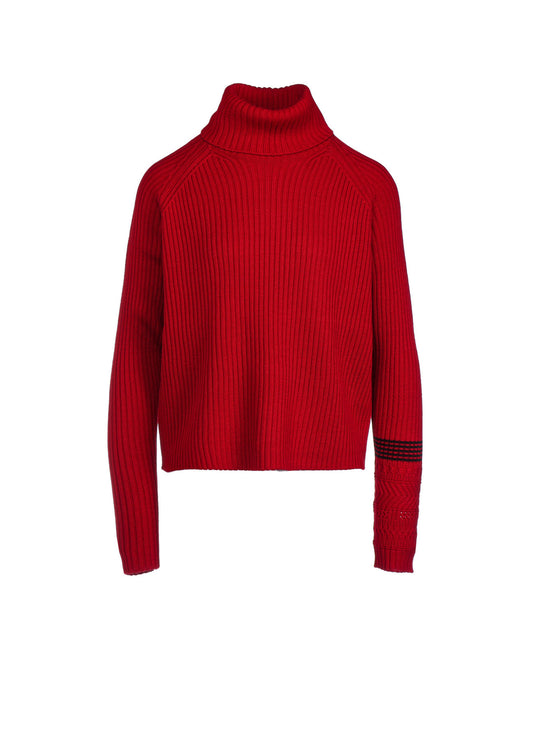 【9/20 12:00(JST) Release】WOOL RIB TURTLE NECK PULLOVER