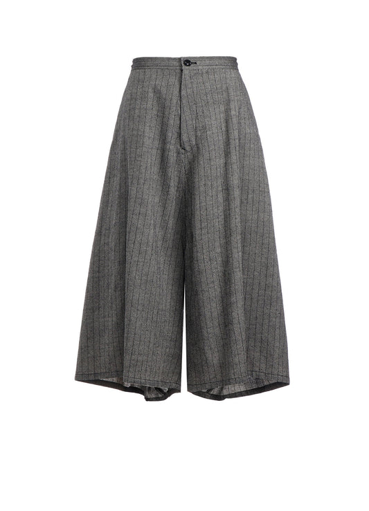 WOOL STRIPE SAROUEL PANTS