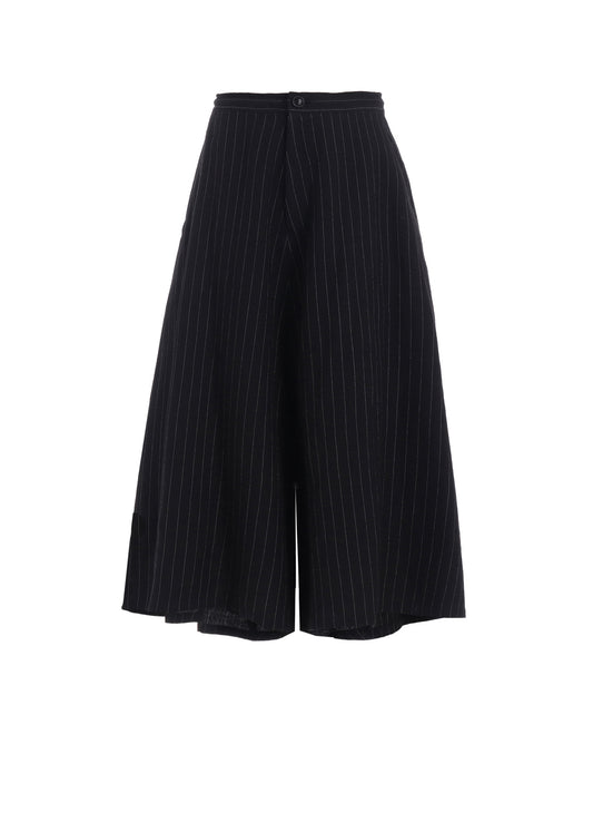 WOOL STRIPE SAROUEL PANTS