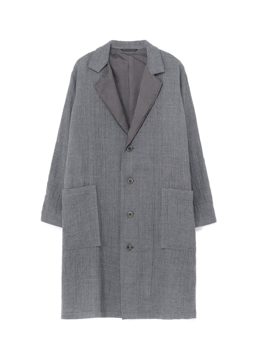 WOOL LONG COLLER JACKET