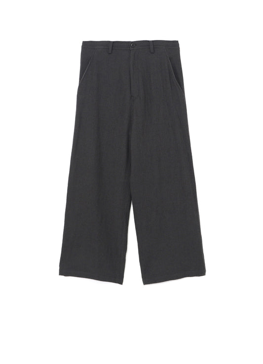 WOOL LONG STRAIGHT PANTS