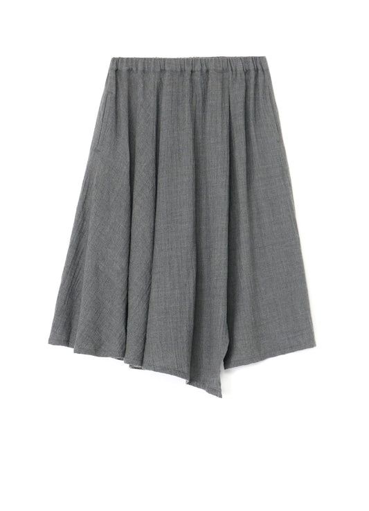 WOOL ASYMMETRIC SKIRT