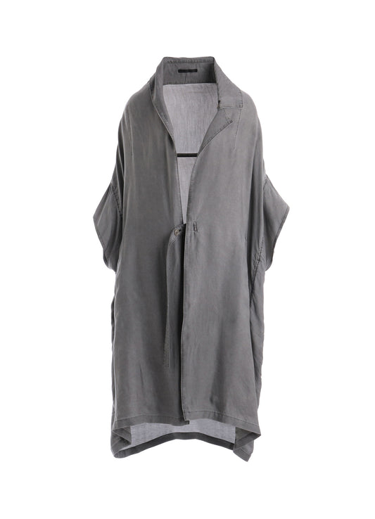 CUPRO/COTTON LAWN GARMENT DYED COAT