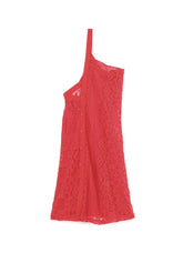 PATCHED TORCHON LACE SINGLE STRAP DRESS