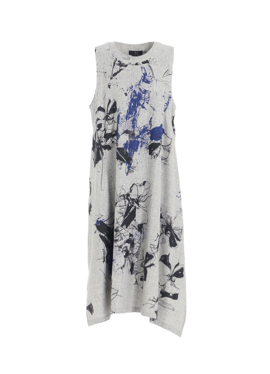 WOOL FLOWER PRINT DRESS