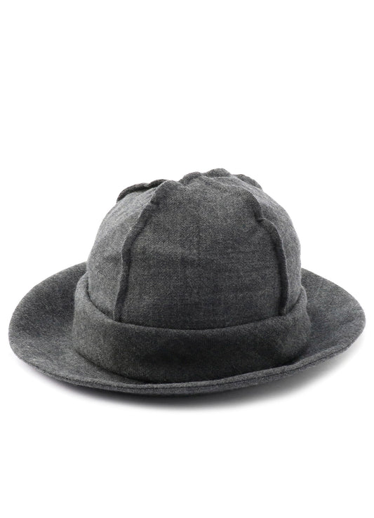 Wool Gauze Twill 4-Sided Hat