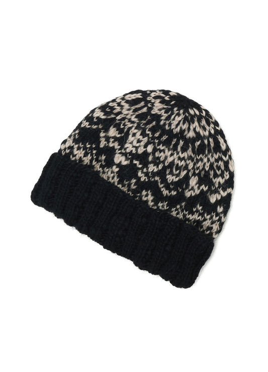 HAND-KNITTED BEANIE