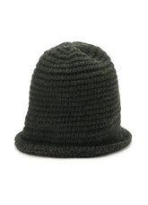 WOOL KNITTED BUCKET HAT