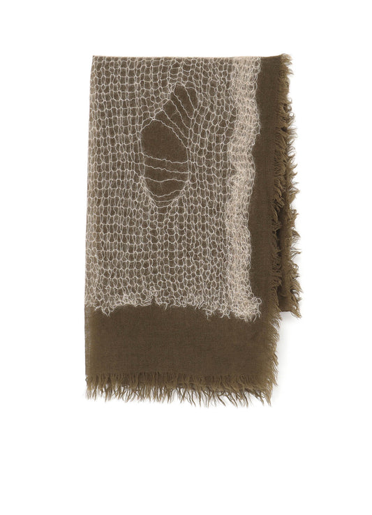 WOOL/MOHAIR BLEND SCARF