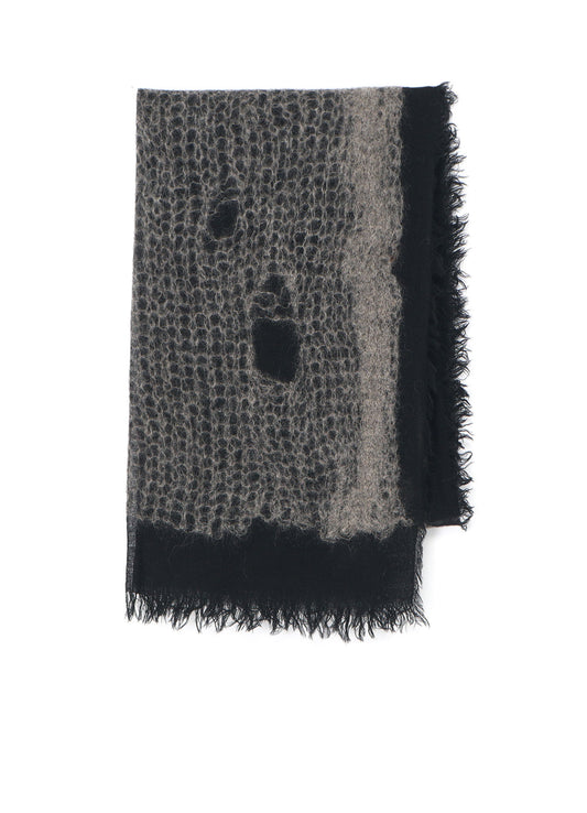 WOOL/MOHAIR BLEND SCARF