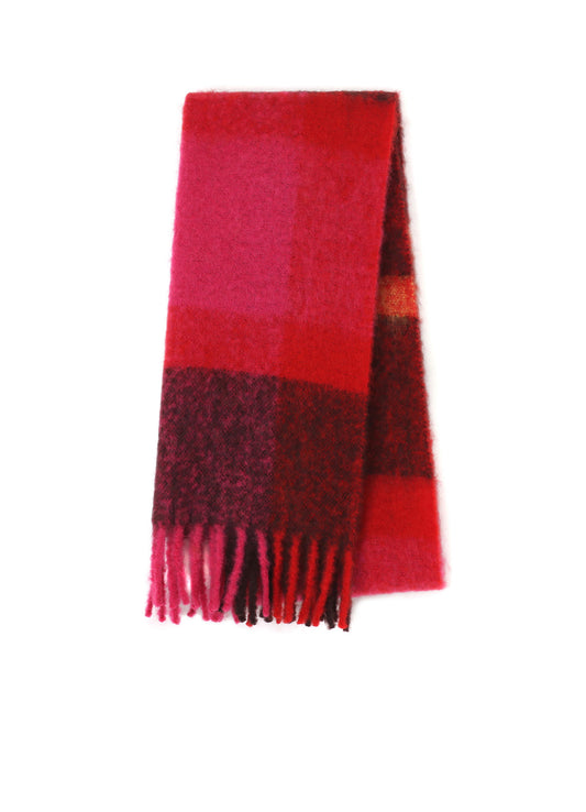 MOHAIR/WOOL BLEND FLEECE SCARF