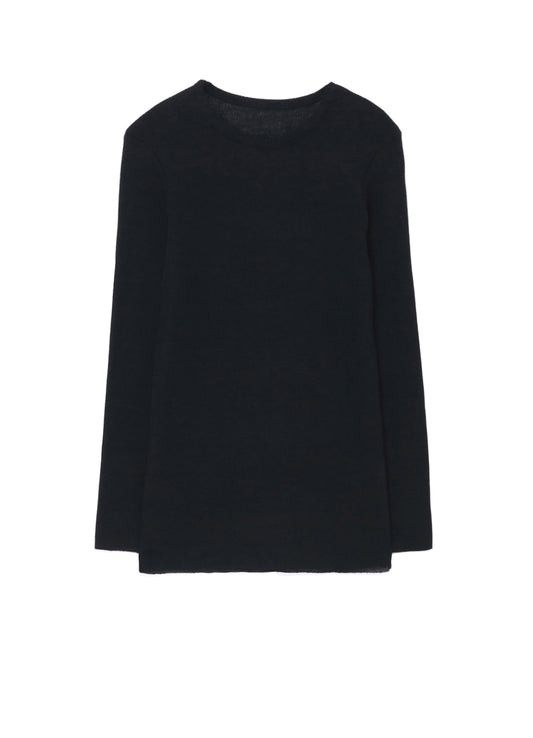 ROUND NECK LONG SLEEVE T-SHIRT