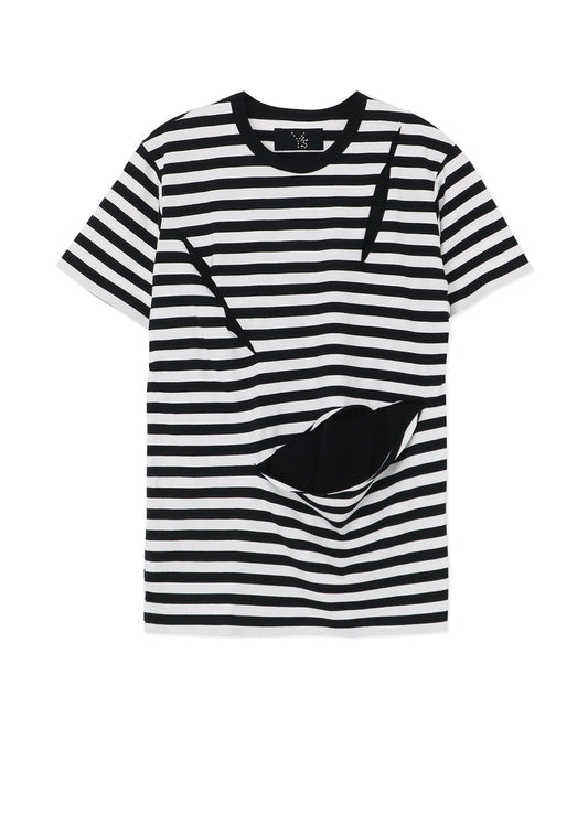 STRIPED COTTON T-SHIRT