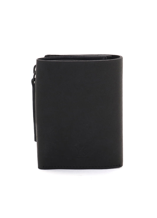 NUBUCK LEATHER TRIFOLD WALLET