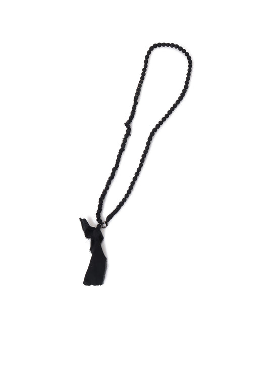 SMALL SILK BALL NECKLACE