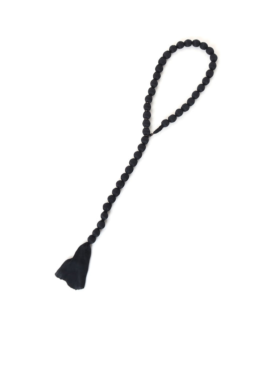 BIG SILK BALL NECKLACE