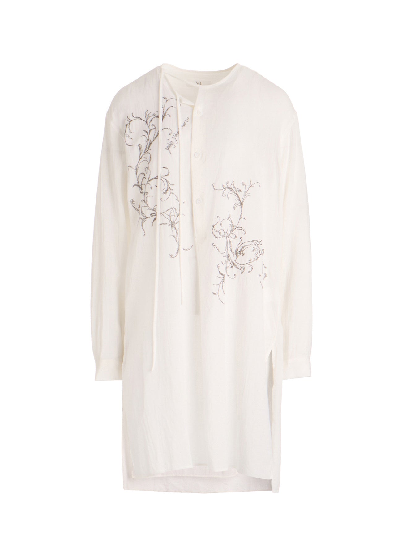 Brouse BOTANICAL EMBROIDERY DRAW STRING BROUSE – THE SHOP YOHJI YAMAMOTO