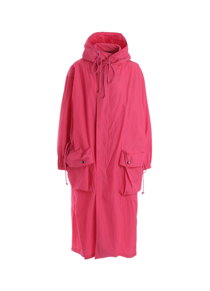 NY/ JET TAFFETA HOODED BIG COAT