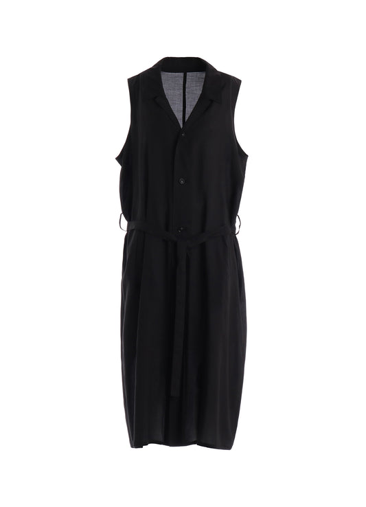 CELLULOSE LAWN BELTED DRESS