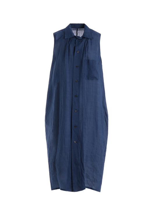 RAMIE NECK GATHER DRESS