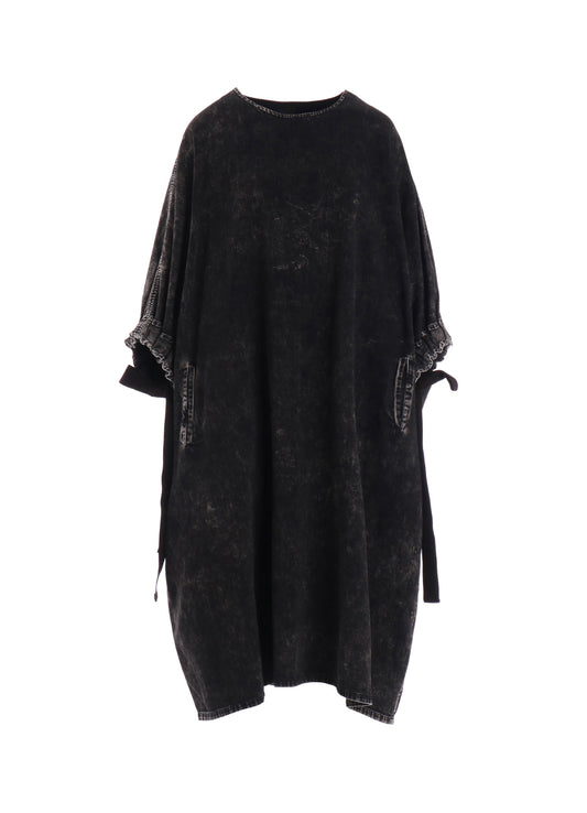 6OZ DENIM CHEMICAL WASH DRESS
