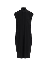TA/PE SUPER VIYON TUSSER SLEEVELESS SHIRT DRESS
