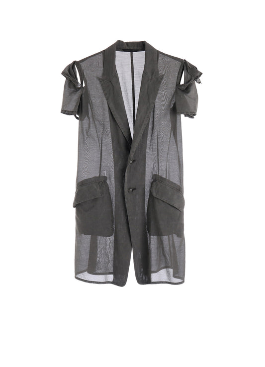 CUPRO/COTTON GARMENT DYED JACKET