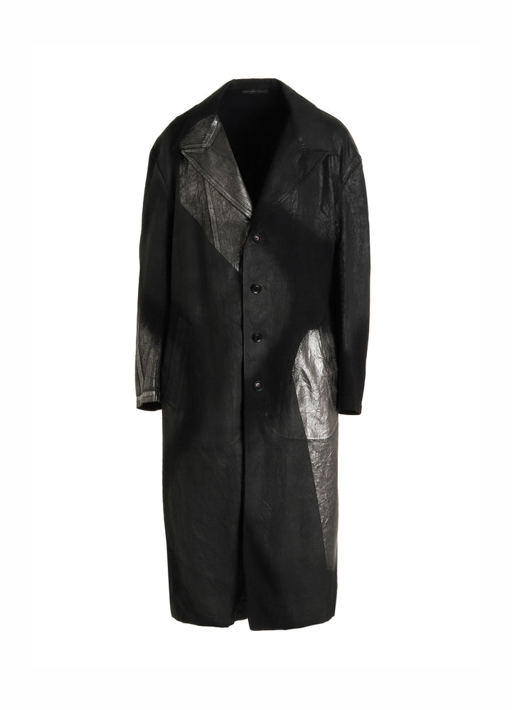 8OZ DENIM FOIL PRINT TAILORED JACKET