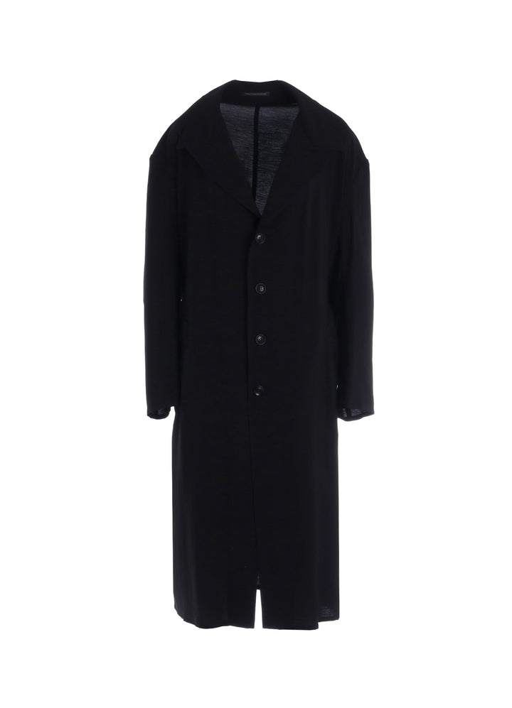 CU/RY HARD TWISTED SERGE OPEN COLLAR TAILORED JACKET