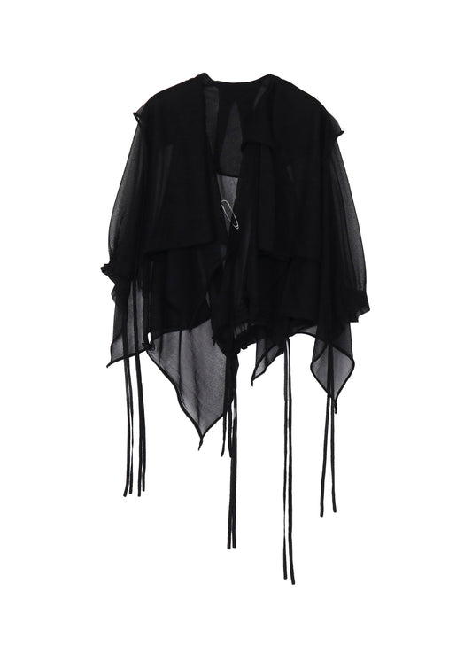 SHEER JERSEY 2 WAY PONCHO
