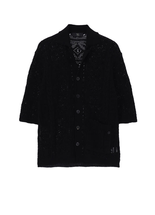 MEXICAN TILE PATTERN KNIT SHIRT