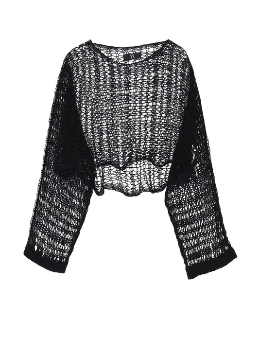 FISHERMAN'S KNIT LONG SLEEVE PULLOVER