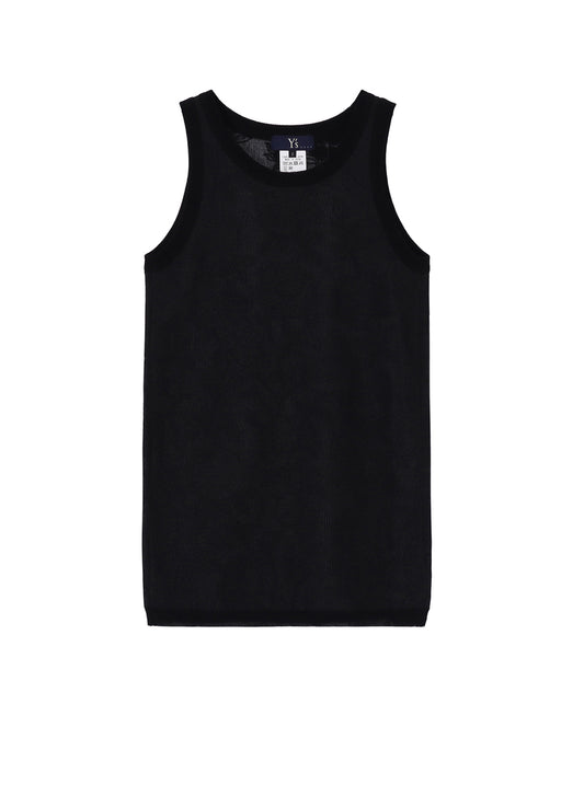 COTTON/NYLON COMPACT TWIST TANK TOP