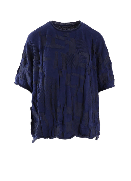 STRIPE CIRCLE LINKS BIG PULLOVER