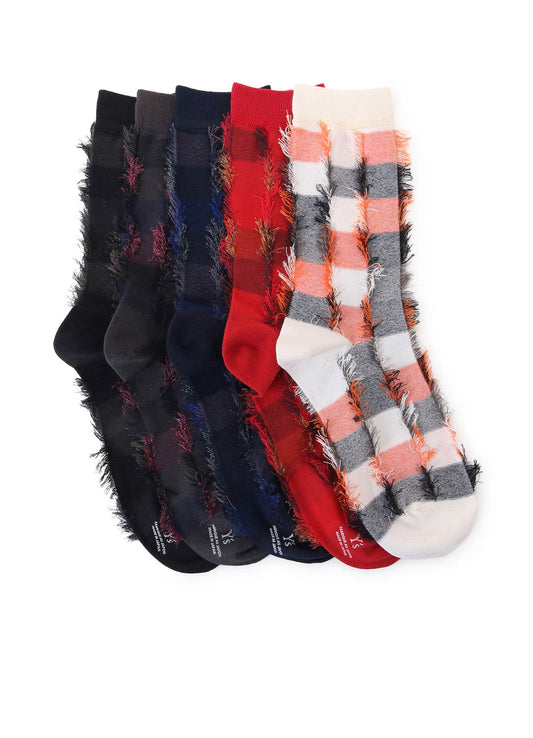 CUT BLOCK JACQUARD SOKCS