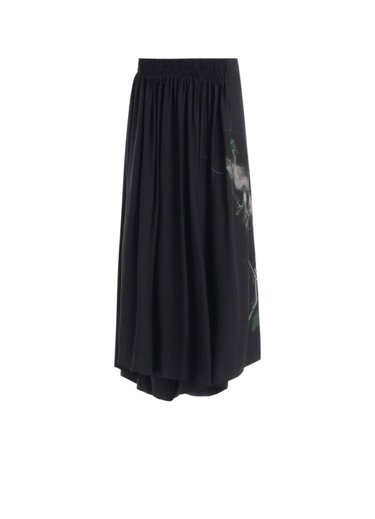 CU/DUNGAREE TWILL GATHERED PANTS